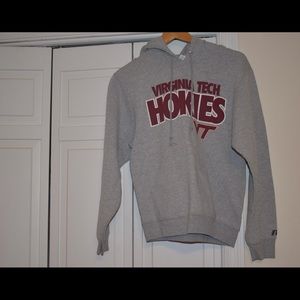 Virginia tech unisex size small grey hoodie